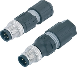 M12-A cable connector, Contacts: 4, 3.5 - 6.0 mm, not shielded, cutting clamp, IP67