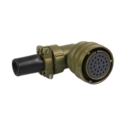 10 Contact Plug 90° Angled Female Military Connector (VG 95234)